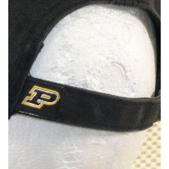 Purdue Boilermakers Black Adjustable Baseball Cap By 47 Twins OSFA - Picture 7 of 8